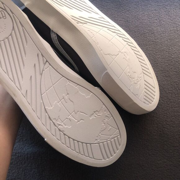 Inkkas Unisex Badass  Shoes wo' 13 | men's 11 black slip on canvas rubber casual - Picture 6 of 10